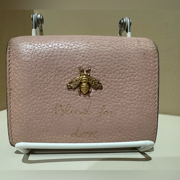 Gucci Blind For Love Bifold Pink Wallet - Picture 1 of 12
